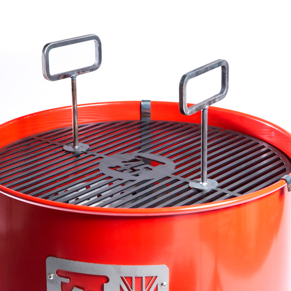 Add On BBQ Basket & Grill Plate for Upright 45 Gallon Drum