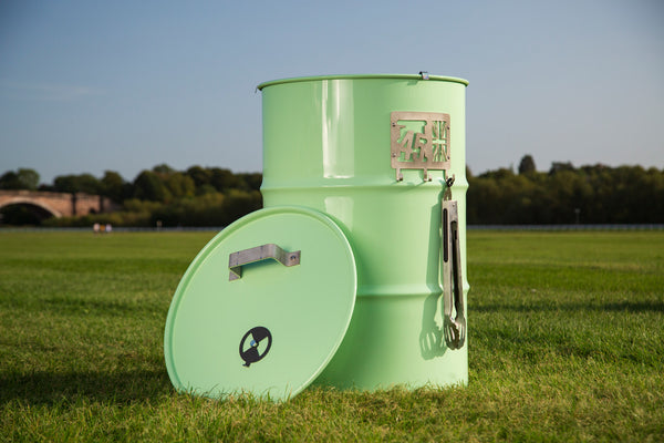 Pretty Green 45 Gallon Drum BBQ