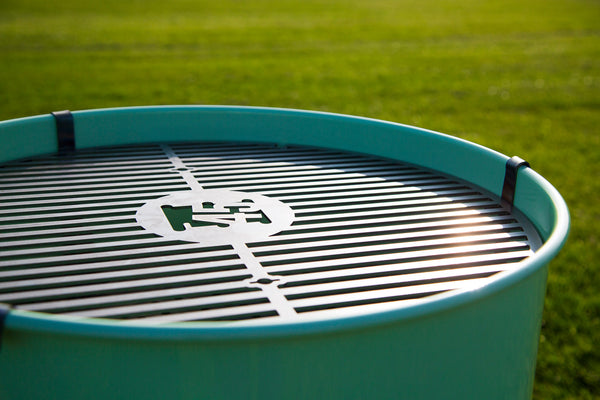 Pretty Green 45 Gallon Drum BBQ