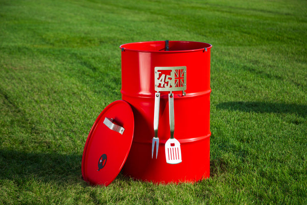 The Big Red 45 Gallon Drum BBQ
