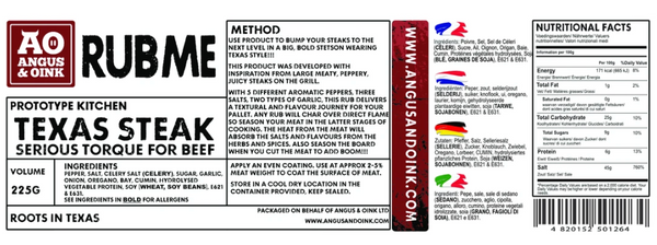 Angus & Oink Texas Ultimate Steak Rub