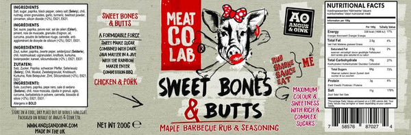 Angus & Oink SWEET BONES & BUTTS BBQ RUB