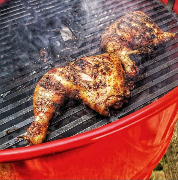 The Big Red 45 Gallon Drum BBQ